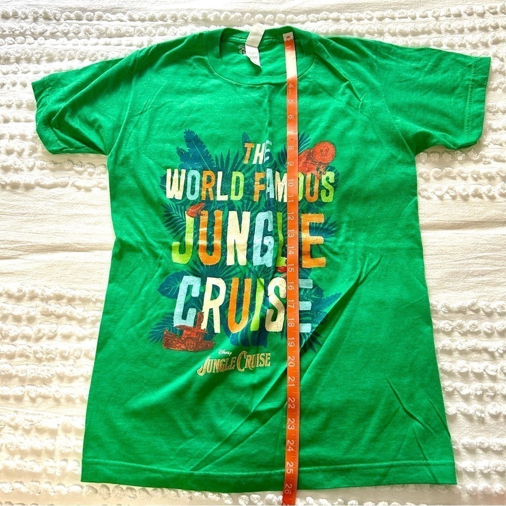 Disneys World Famous Jungle Cruise Kelly Green Super Soft 100% Cotton Tee Shirt - Picture 5 of 15